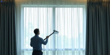 Commercial curtain steam cleaning service claretown-vic hotels offices